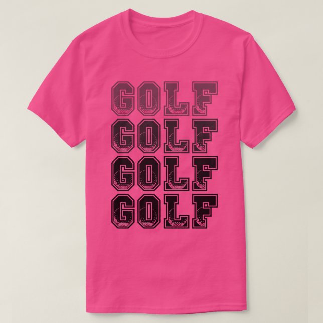 Golf Golf Golf Design T-Shirt (Design Front)