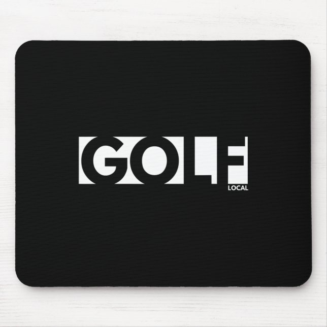 Golf  golfbag mouse mat (Front)