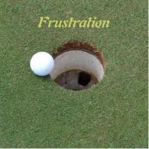 Golf golfer Photo sculpture