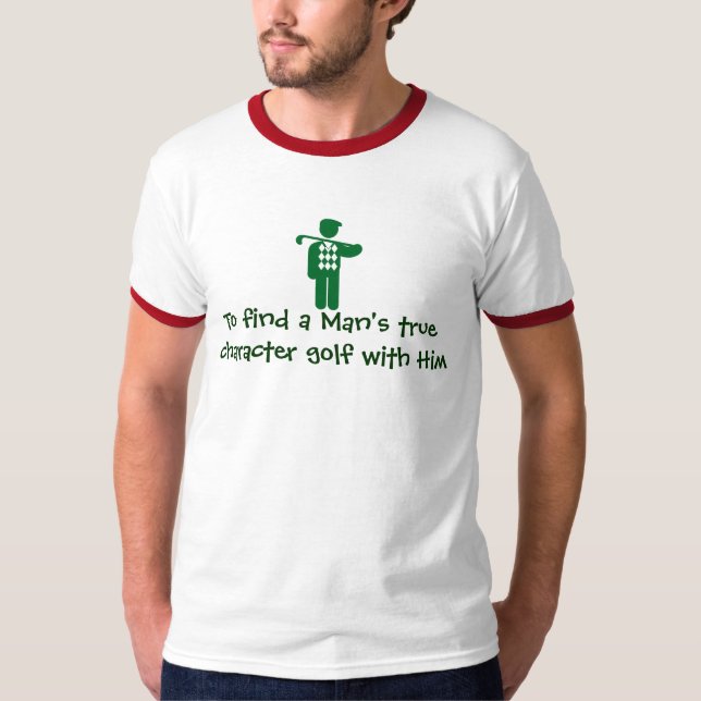 Golf golfing advice t-shirt (Front)