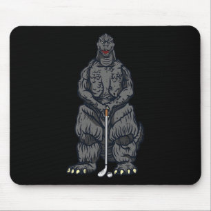 Golf Golfing Japanese Movie Dinosaur Monster Golfe Mouse Mat