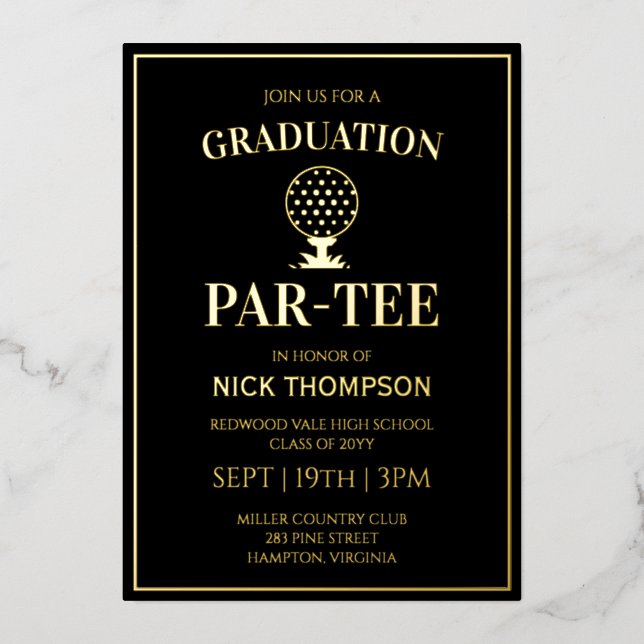 Golf Graduation (Front)