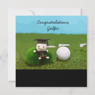 Golf Graduation Card