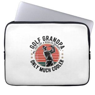 Golf Grandpa Just Like a Regular GrandpA (2) Laptop Sleeve