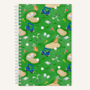 Golf Green Notebook