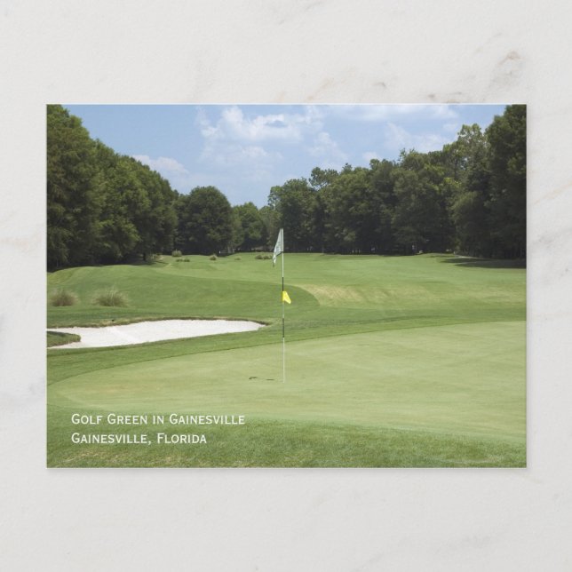 Golf Green Postcard (Front)