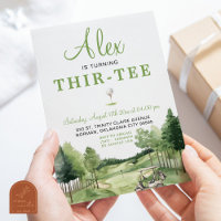 Golf Green Thir-Tee Adult Outdoor Birthday