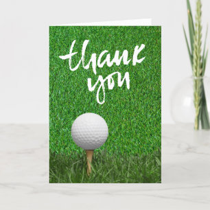 GOLF Greens Gratitude: Fairway Thank You Card