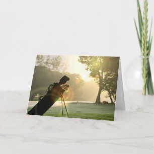 Golf Greeting Card