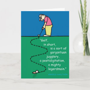 Golf Greetings 201809 Card