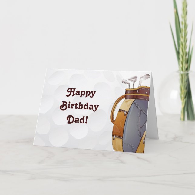 Golf Greetings Card (Front)