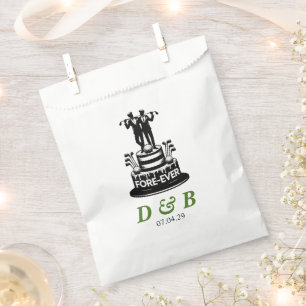 Golf Grooms Wedding Favour Bags