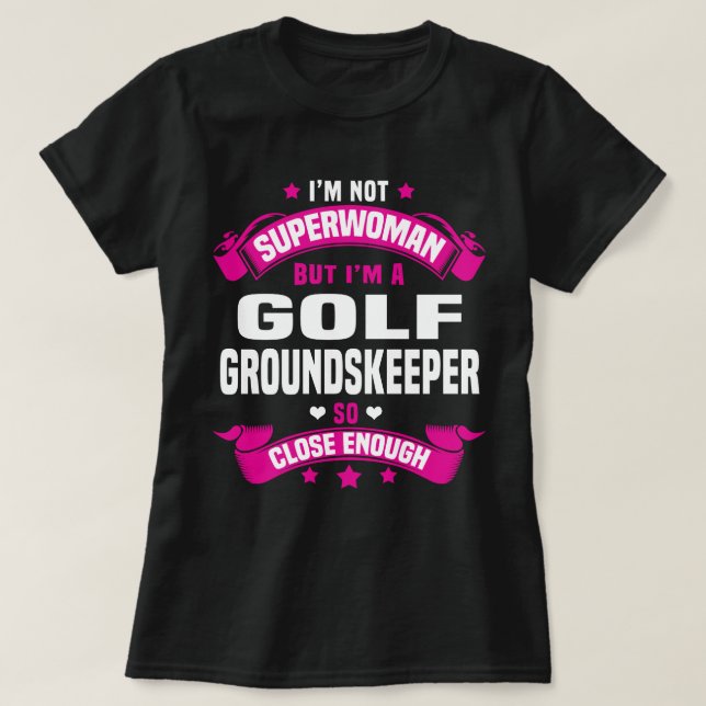Golf Groundskeeper T-Shirt (Design Front)