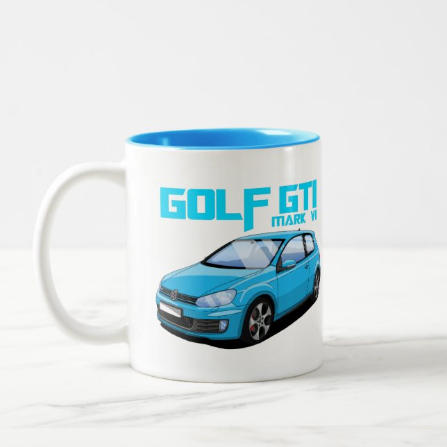GOLF GTI MK6 Two-Tone COFFEE MUG (Left)