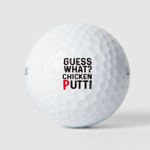Golf Guess What Chicken Putt !! funny gifts golfer Balls