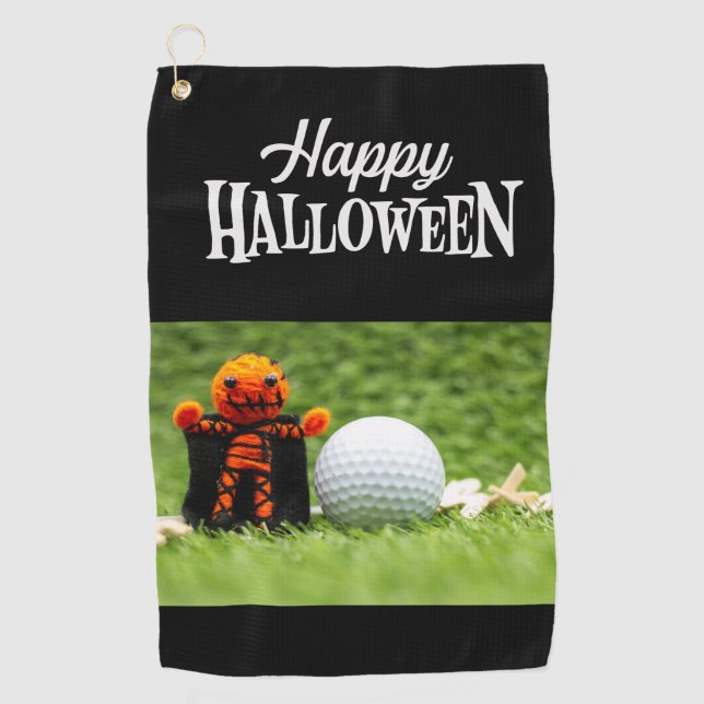 Golf Halloween Spooky Scary for golfer   Golf Towel (Front)