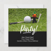 Golf Halloween themed for golfer