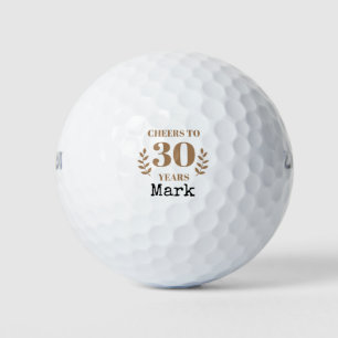 Golf Happy 30th Birthday for golfer  Golf Balls