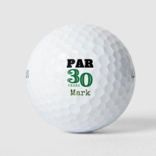 Golf Happy 30th Birthday for golfer  Par 30 years Balls
