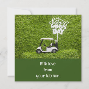 Golf  Happy Father's Day  Card