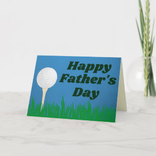 Golf Happy Father's Day Card