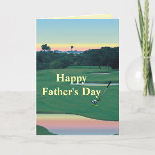 GOLF - Happy Father's Day Golf Card