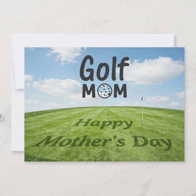 Golf Happy Mother's Day on golf course (Front)