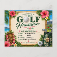 Golf Hawaii themed for Hawaiian Golfer Party