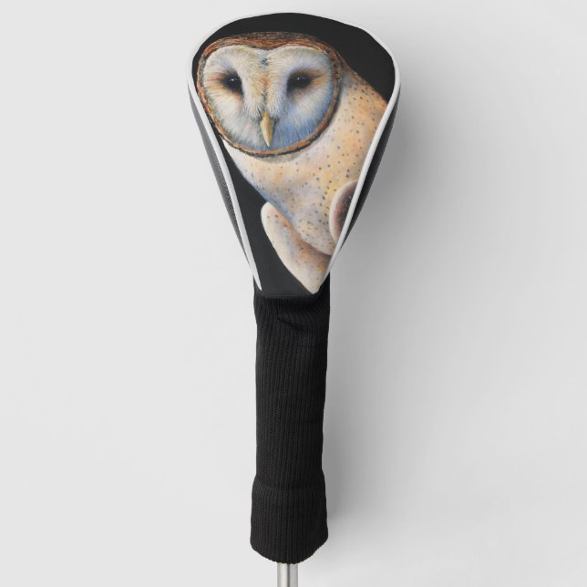 Golf Head Cover Barn Owl (Front)