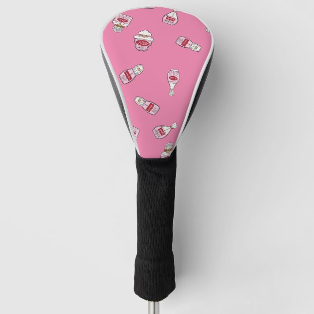 Golf Head Cover, Love, Perfume Bottles Cover (Front)