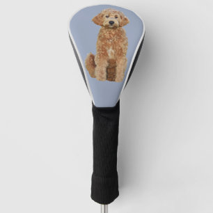 Golf Head Cover of golden doodle