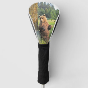 Golf Head Cover of grizzly bear