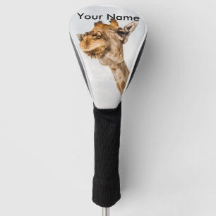 Golf Head Cover with Giraffe Head Image