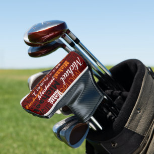 Golf Head Cover with his name