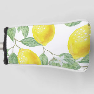 Golf Head Cover Yellow Lemon