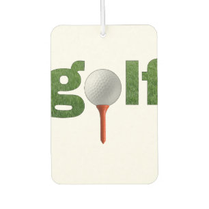 Golf Heart Green and Tee Car Air Freshener
