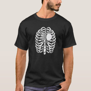 Golf Heart In Ribcage Halloween Golf T-Shirt