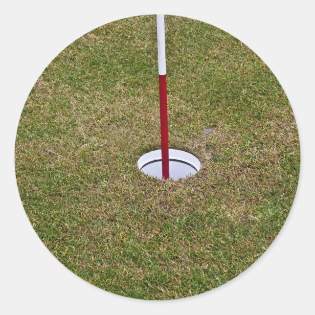 Golf hole classic round sticker (Front)