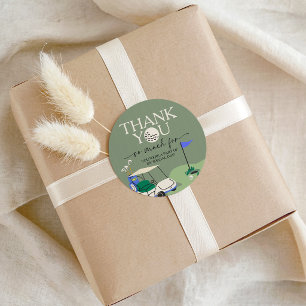 Golf Hole in ONE Birthday Favour Thank You Tag