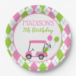Golf Hole In One Birthday Paper Plates