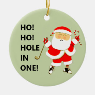Golf Hole-in-one Collectable Ceramic Tree Decoration
