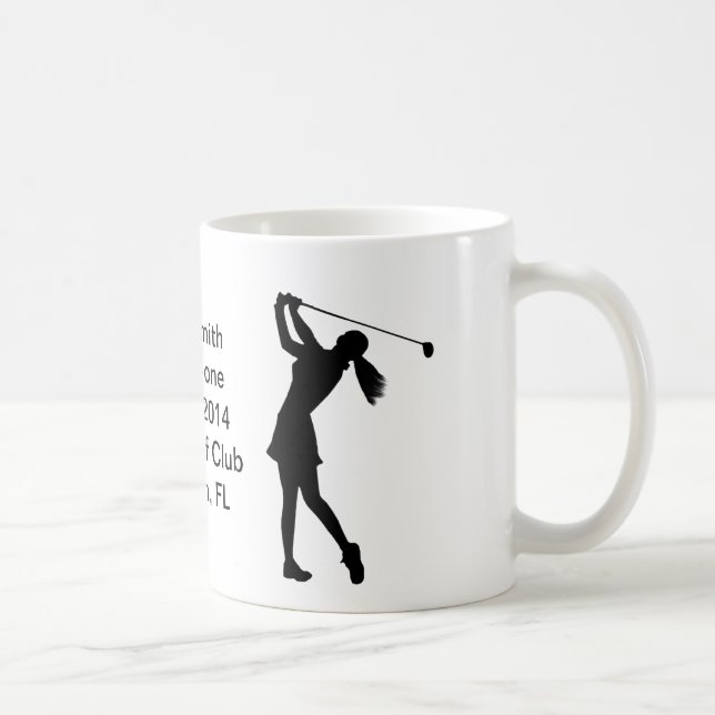Golf Hole-in-one Commemoration Customisable Coffee Mug (Right)