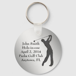 Golf Hole-in-one Commemoration Customisable Key Ring
