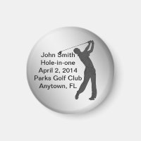 Golf Hole-in-one Commemoration Customisable