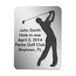 Golf Hole-in-one Commemoration Customisable Magnet
