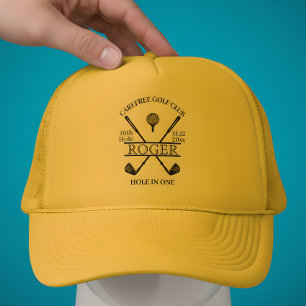 Golf Hole In One Keepsake Trucker Hat