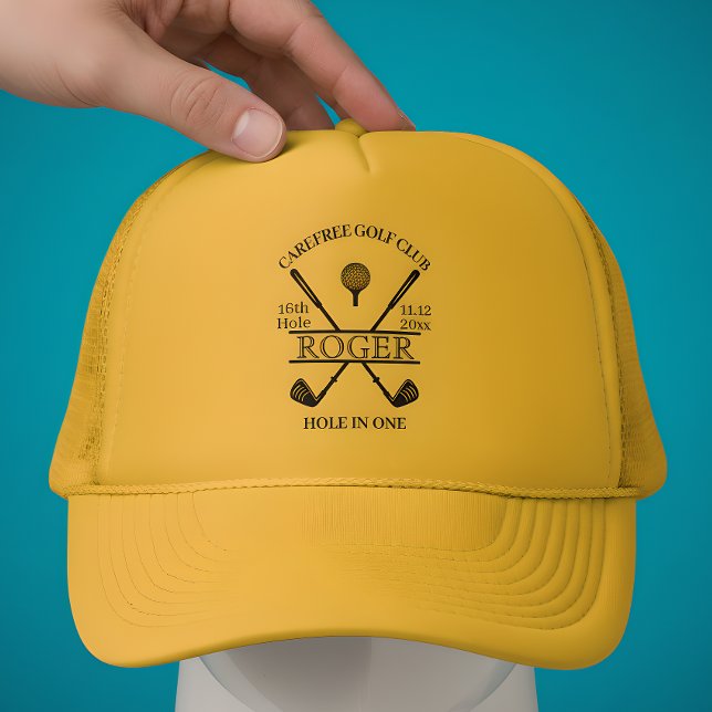 Golf Hole In One Keepsake Trucker Hat (Creator Uploaded)