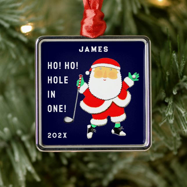 Golf Hole-on-one Keepsake Gift Metal Tree Decoration (Tree)