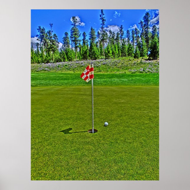 Golf hole poster (Front)