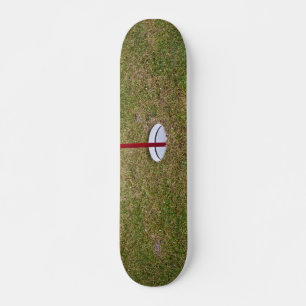 Golf hole skateboard